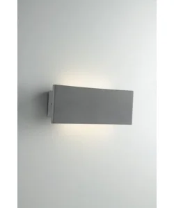 Applique a led biemissione "parker" in cemento grigio, 512lm Consegna Rapida